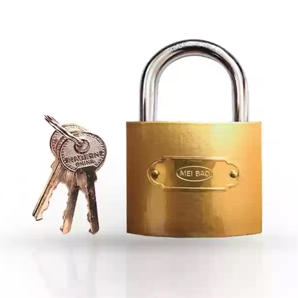 Brass Lock 63 Mm